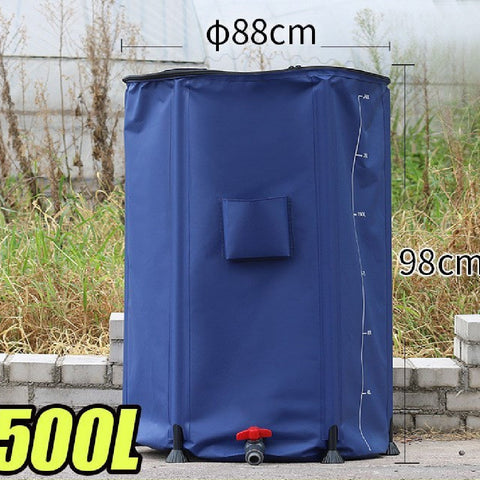 Outdoor Rainwater  And Storage Tank Frugal Finds Galore