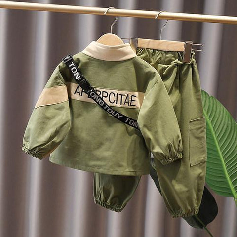 Two-piece Suit Of Handsome Children's Clothing Frugal Finds Galore