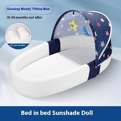 Baby Bed Foldable Portable Anti-pressure Frugal Finds Galore