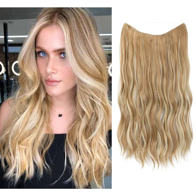 SARLA Synthetic Wave Clip-in Hair Extensions