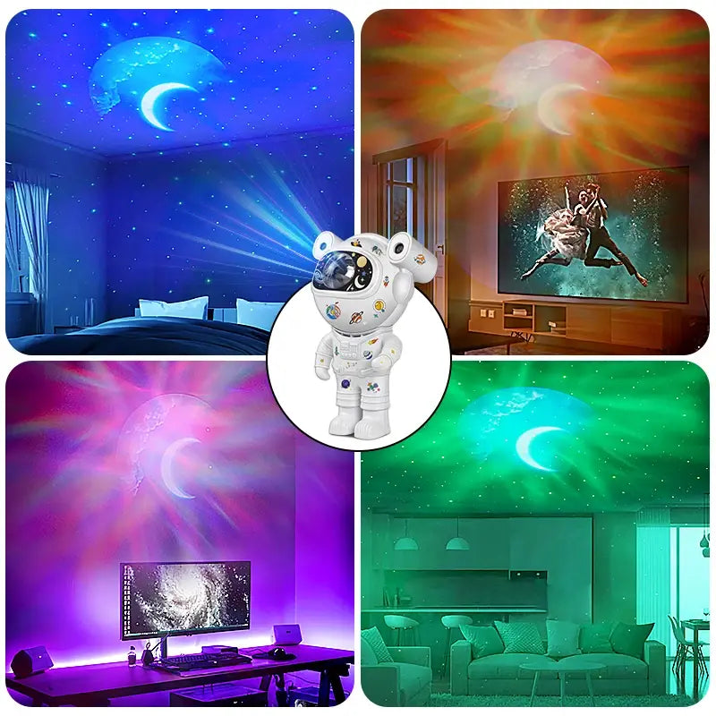 Kids Star DIY Projector Night Light with Remote Control