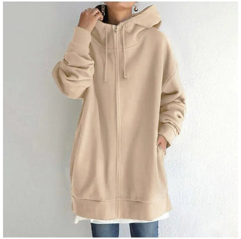Women's Fuzzy Full-Zip Sport Pullover Hoodie Frugal Finds Galore