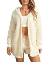 Women's Cozy Plush Loungewear Set Frugal Finds Galore