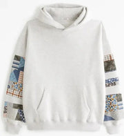 Printed Patch Hooded Sweater Frugal Finds Galore