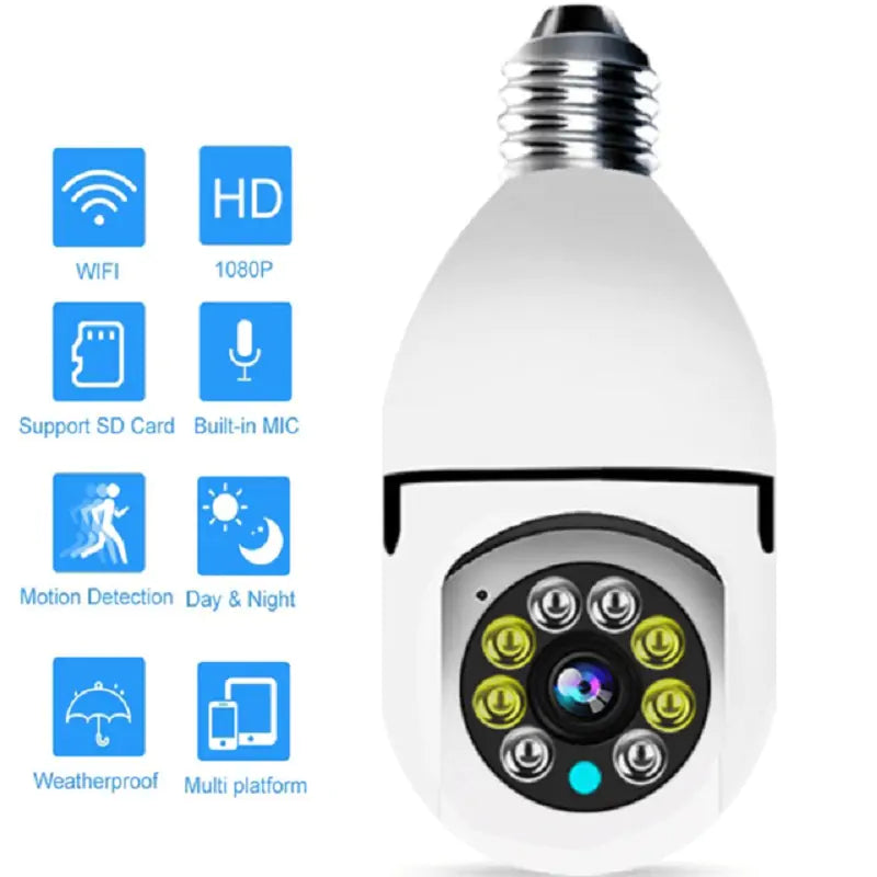 Security Camera
360 Degrees
Built in Mic
Light
WiFi
1080P
Motion Detection