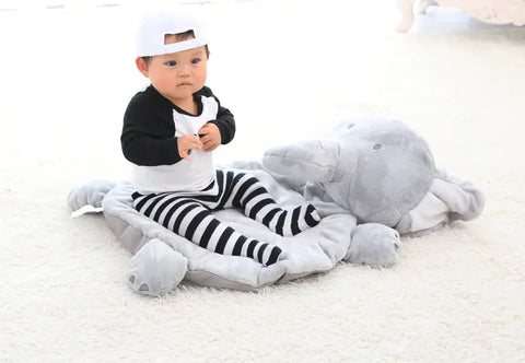 Plush Cute Cartoon Elephant and Fox Baby Play Mat Frugal Finds Galore