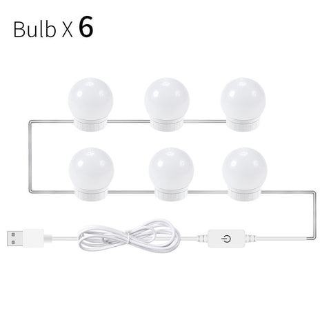 USB Touch Switch LED Mirror Light Bulb Frugal Finds Galore