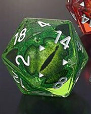 Colorful Dragon Eye Crystal Dice Set with Polygonal Design Frugal Finds Galore