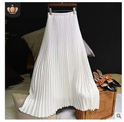 High Waist Solid Color Chiffon Half-Length Skirt Frugal Finds Galore