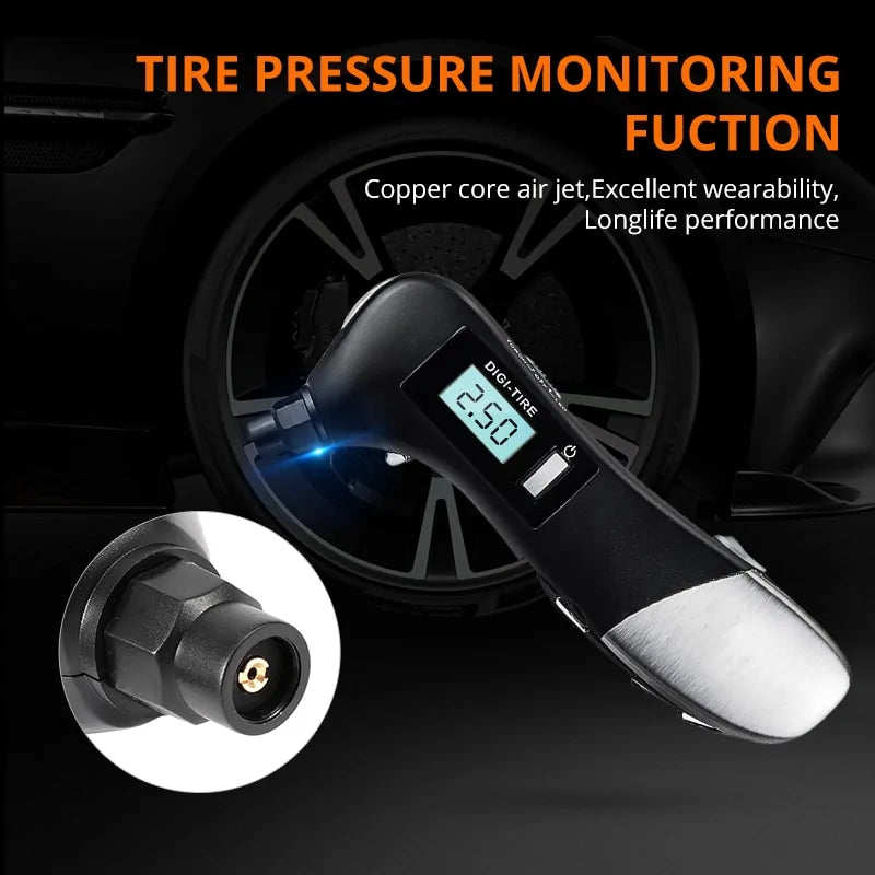 9 in 1  Multifunctional Digital Tire Gauge