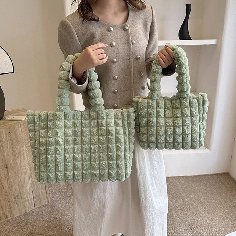 Plush Tote Bags For Women