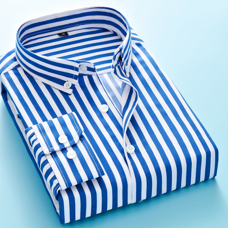 Business dress long sleeve men's shirt
