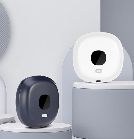 Wall-mounted Soap Dispenser Smart Sensor Wall Mounted Induction Bubble Soap Machine Frugal Finds Galore