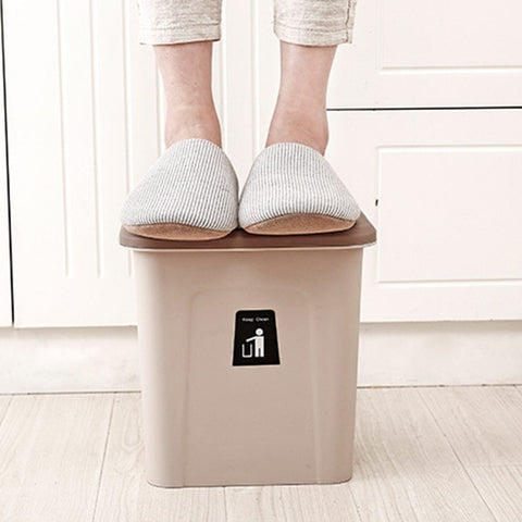 Wall-mounted trash can Frugal Finds Galore
