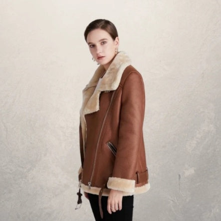 Women's motorcycle jacket leather jacket Frugal Finds Galore