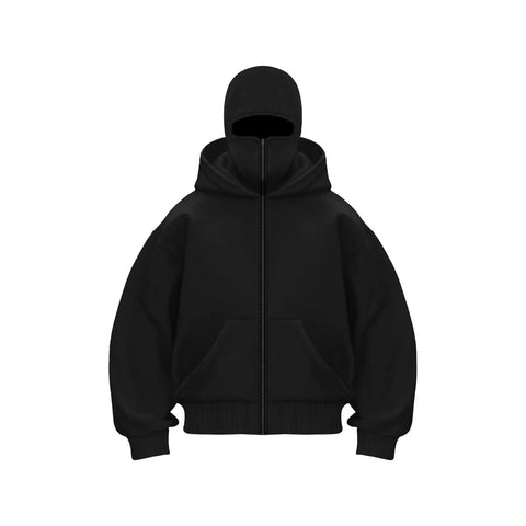 Fleece-lined Double Hooded Sweater Frugal Finds Galore