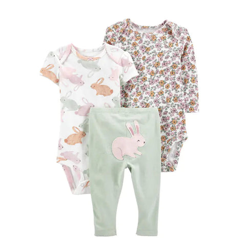 Spring Autumn Baby Clothing Set - 3 Pieces for Infants Frugal Finds Galore