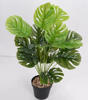 Artificial Flower Green Plant Monstera Plant Flower Indoor Frugal Finds Galore