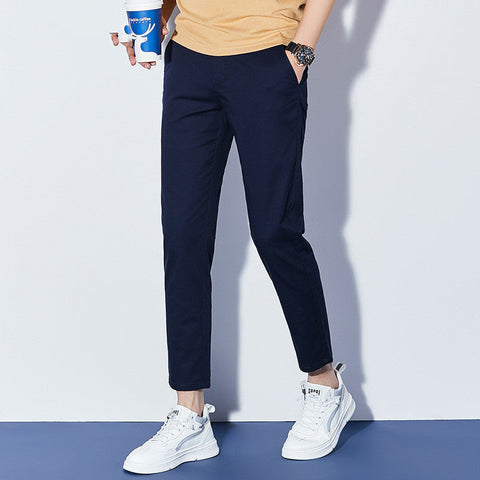 Men's Korean Version Of The Trend Of Men's Business Casual Pants 9 Minutes Pants Men Frugal Finds Galore