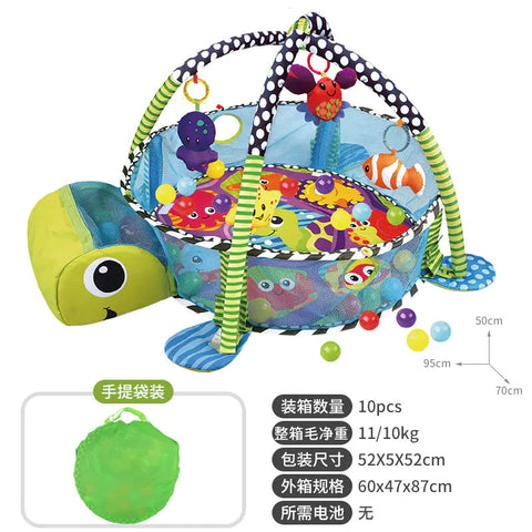 Baby Play Gym with Ocean Balls and Activity Fence Frugal Finds Galore