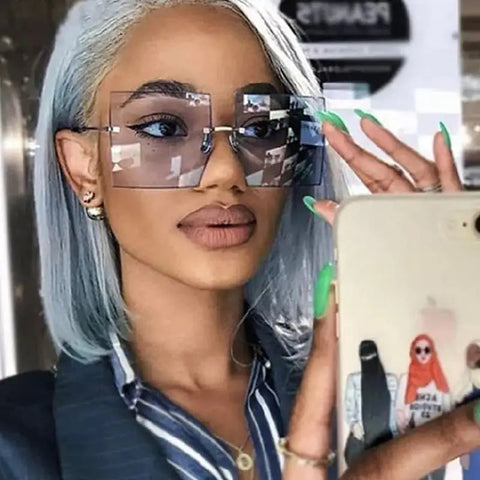Fashion Oversized Square Sunglasses Frugal Finds Galore