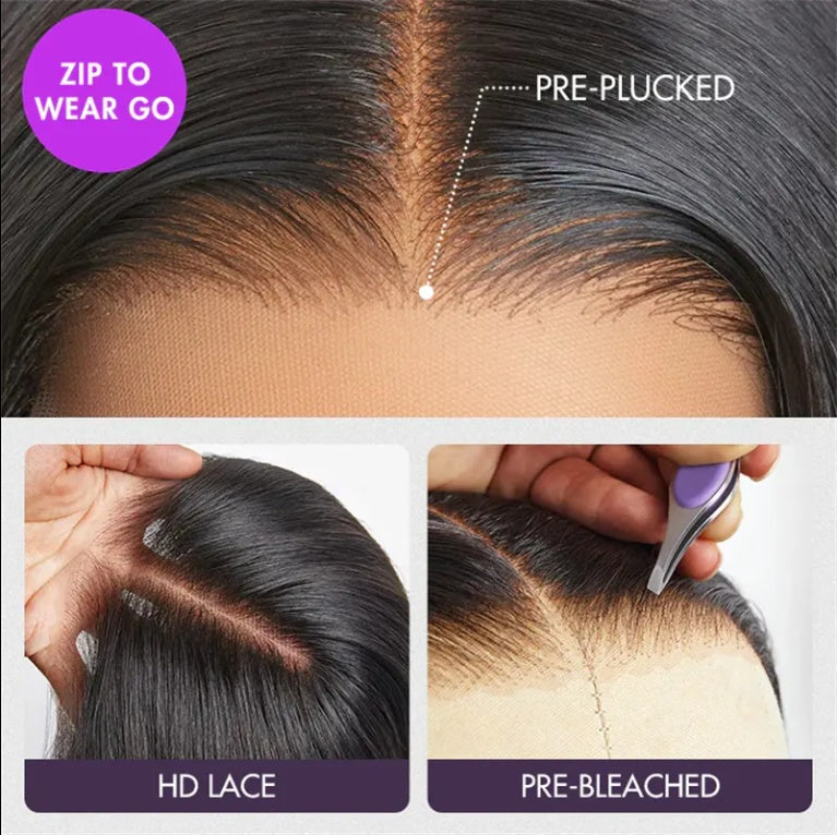 Straight Lace Front Human Hair Wig