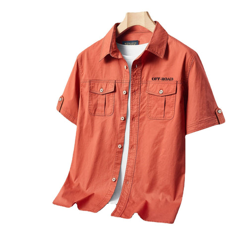 Cotton Short-sleeved Shirt Men's Business Shirt Frugal Finds Galore