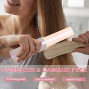 2-IN-1 Electric Hair Straightener And Curler Frugal Finds Galore