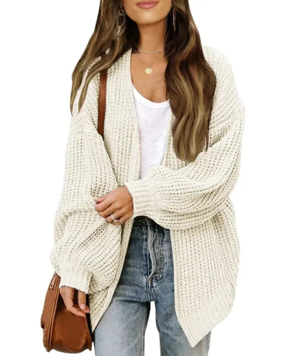 Mid-length Knitted Cardigan