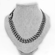 Alloy Dragon Tooth 16mm Cuban Link Necklace Frugal Finds Galore