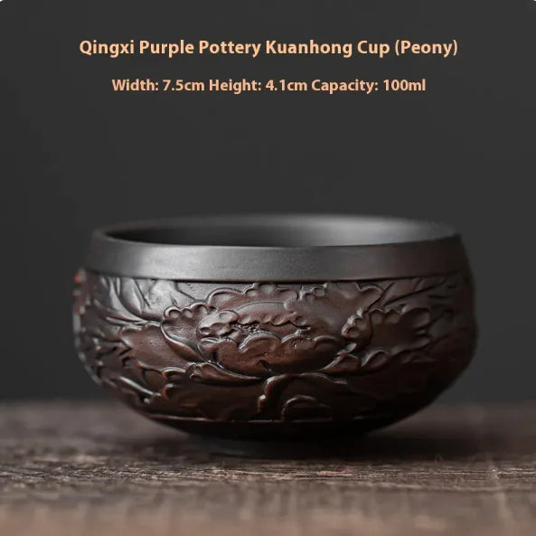 Qingxi Artisan Purple Clay Tea Cup