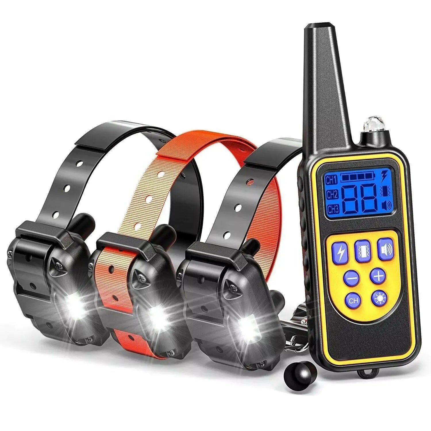 3000 FT Dog Training US Collar with Rechargeable Remote