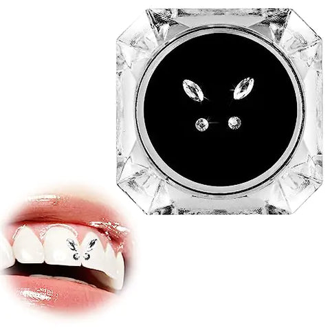 4 Pieces Tooth Gem Jewelry Frugal Finds Galore