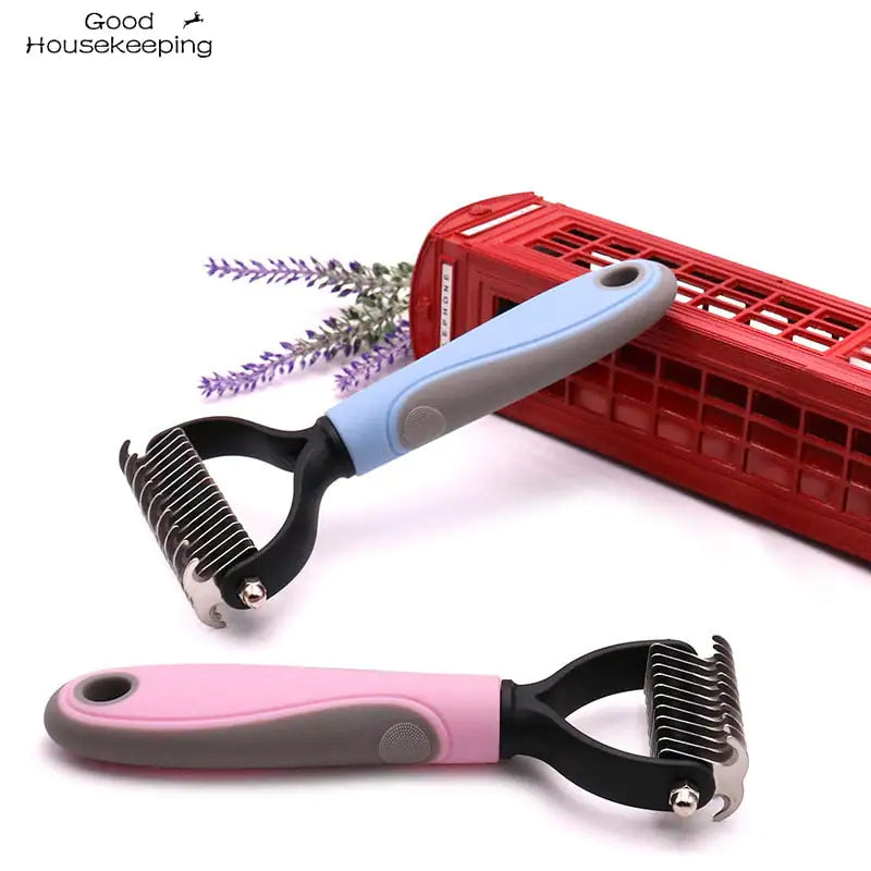 Pet Brush Double-Sided Hair Removal Comb