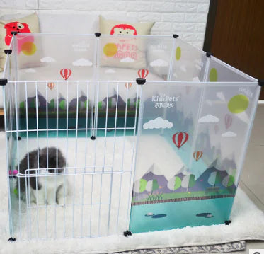 Transparent Pet Fence and Enclosure Frugal Finds Galore