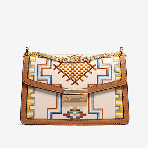 Niche Design New Trendy Leather Chain Messenger Bag Frugal Finds Galore