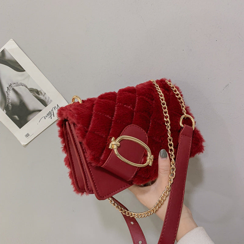 Soft Plush Ladies Designer Handbag