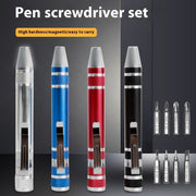 8 In 1 Screwdriver Batch Suit Aluminum Alloy Pen Type Pen Manual Frugal Finds Galore