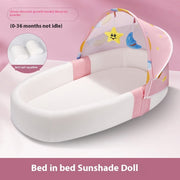 Baby Bed Foldable Portable Anti-pressure Frugal Finds Galore