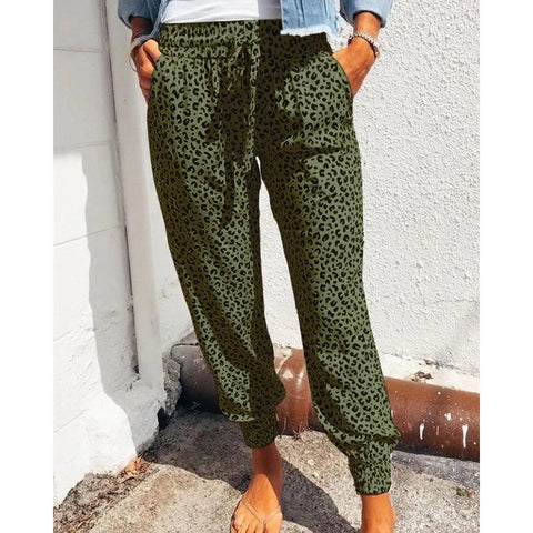 High-Waist Leopard Joggers Frugal Finds Galore
