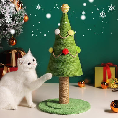 Natural Christmas Tree Cat Climbing Frame Frugal Finds Galore