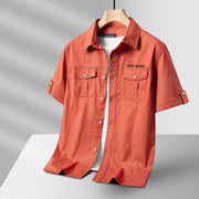 Cotton Short-sleeved Shirt Men's Business Shirt Frugal Finds Galore