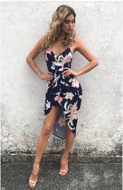 Floral Dress, Spaghetti Strap Women's Dress Frugal Finds Galore