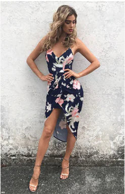 Floral Dress, Spaghetti Strap Women's Dress Frugal Finds Galore