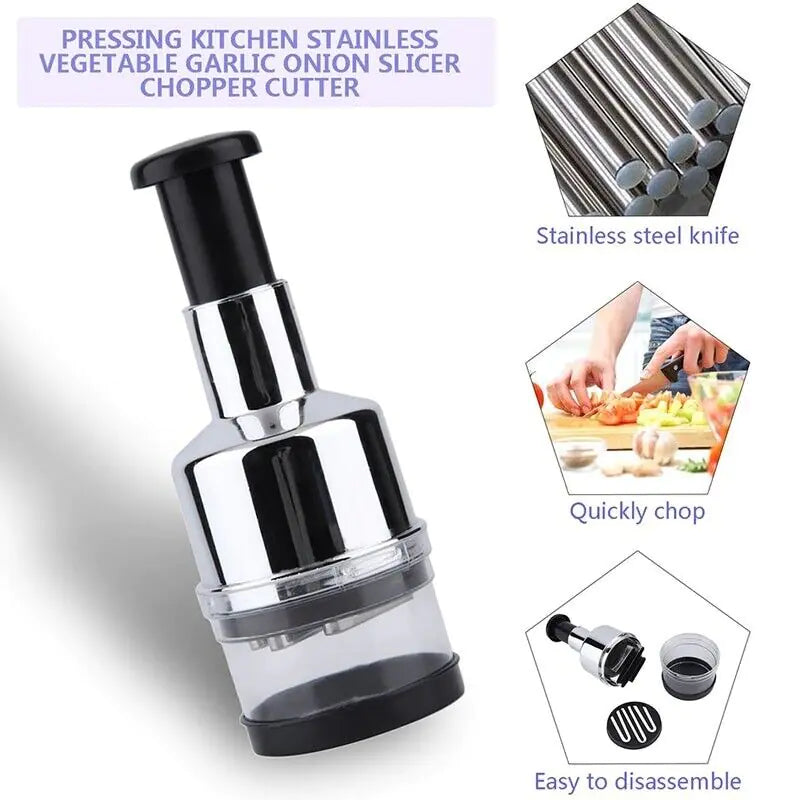 Vegetable Food Hand Chopper Cutter Slicer Peeler Dicer