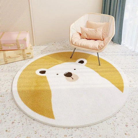 Round Polyester Rug Frugal Finds Galore