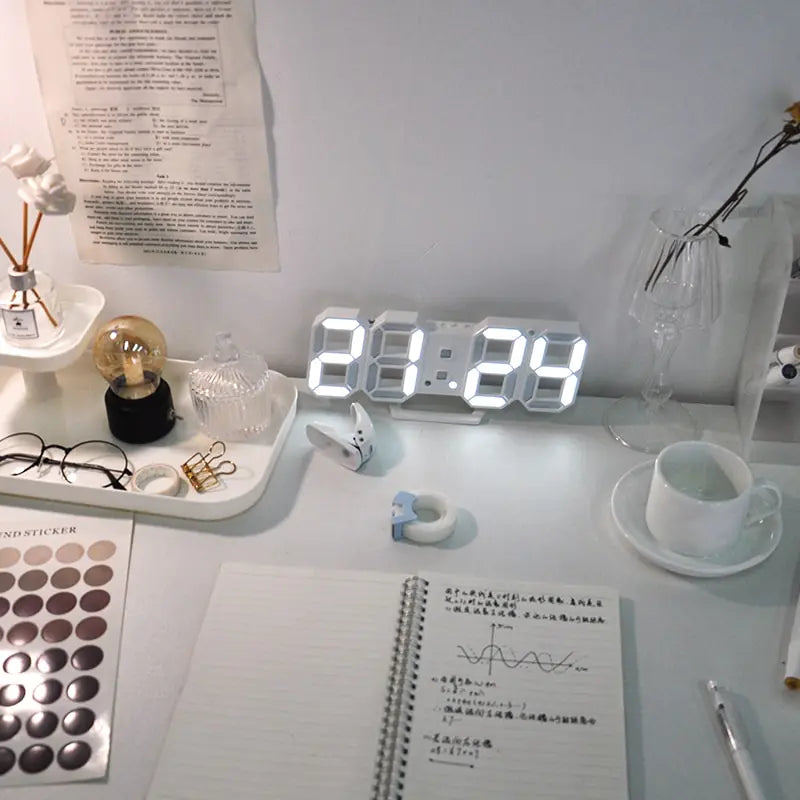 Digital Desk Clock With Temperature