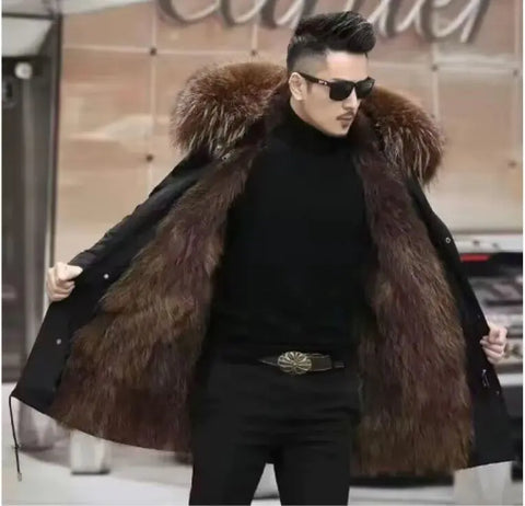 Fur Coat Faux Mink Velvet Medium Length Fur Coat Frugal Finds Galore