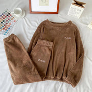 Winter Soft Velvet Pajamas Set Frugal Finds Galore