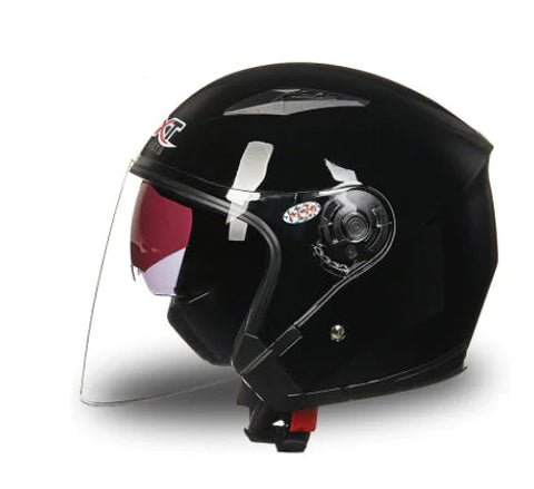 Men's and Women's Motorcycle Half-Face Helmet with UV Protection Frugal Finds Galore
